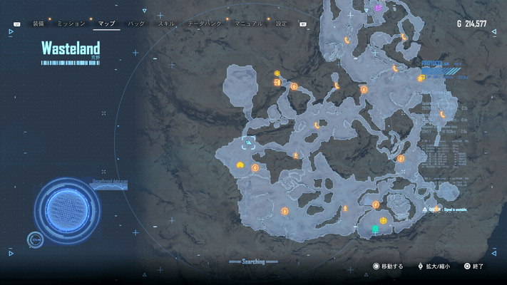 ボアレットの出現マップ