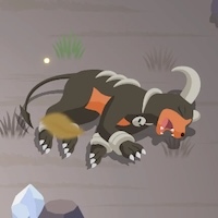 ヘルガーの星1寝顔画像