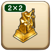 金のリュウちゃん像