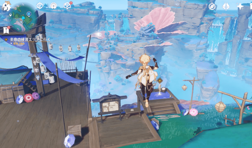 楽曲練習エリア