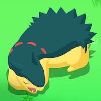 バクフーンの星1寝顔画像