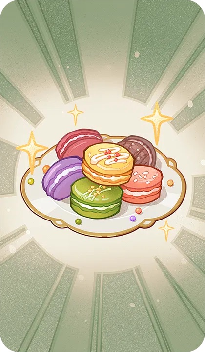 カラフルマカロンの画像